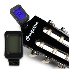 Suprimo CGS3 BK Klassische Gitarren 4/4 – Schwarzes Anfänger-Set