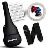 SUPRIMO CGS2 BK 4/4 klassische Gitarre schwarz zum Lernen