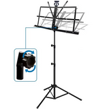 Notenständer mit Tasche – klappbar und höhenverstellbar 65–130 cm