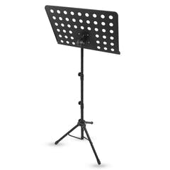 D4 Notenständer Verstellbar 82-146 cm, Schwarz