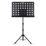 D4 Notenständer Verstellbar 82-146 cm, Schwarz