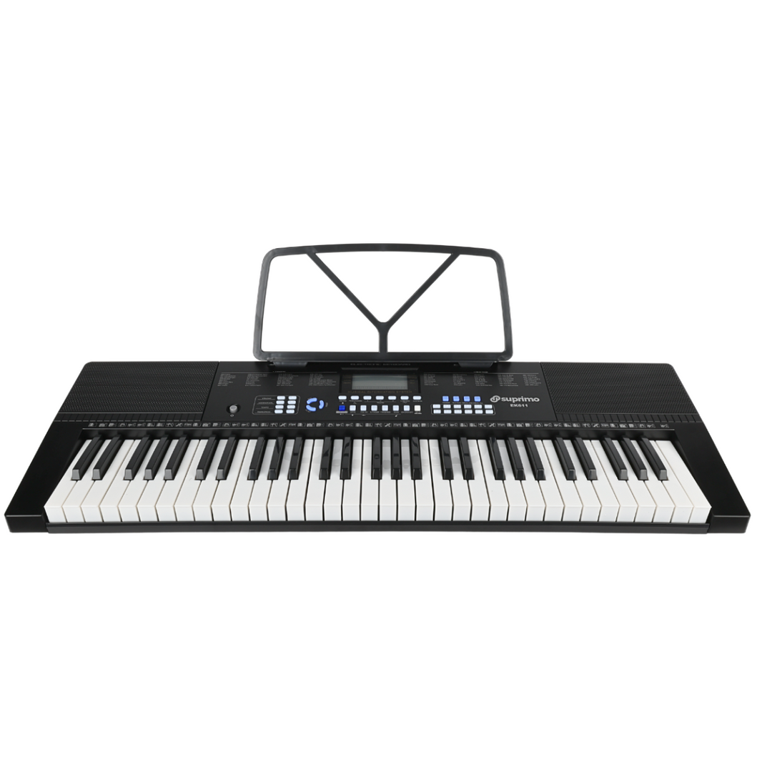 Suprimo EK611 Keyboards 61 Tasten, Schwarz