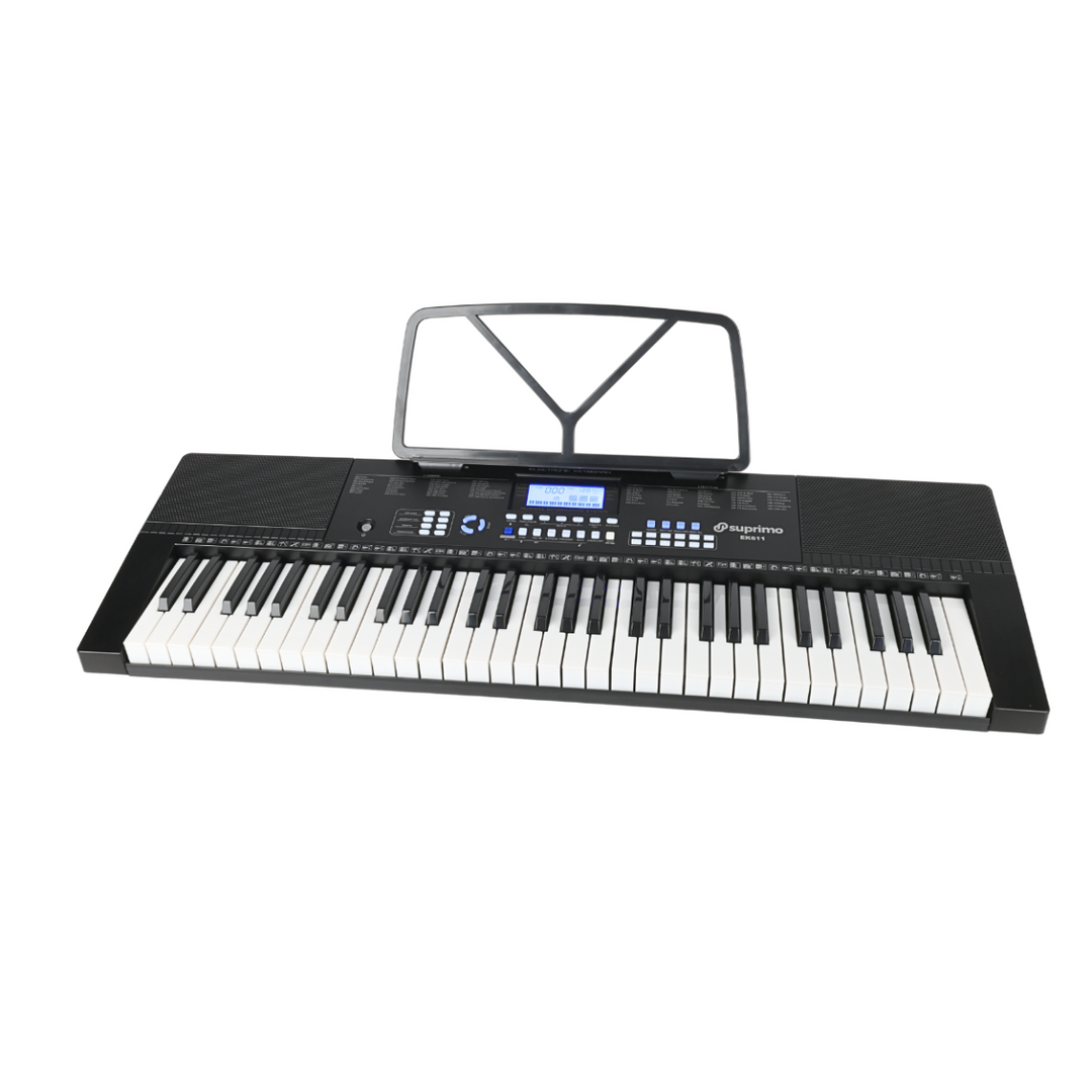 Suprimo EK611 Keyboards 61 Tasten, Schwarz