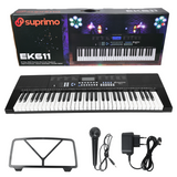 Suprimo EK611 Keyboards 61 Tasten, Schwarz