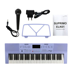 SUPRIMO Keyboards 61 Tasten, Lila