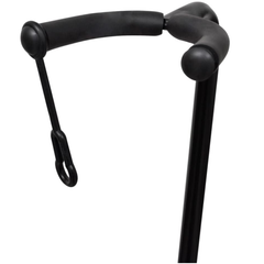 Faltbarer Gitarrenständer 62-74 cm mit Sicherheitsgurt