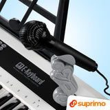 SUPRIMO KEY61 KD Keyboards 61 Tasten mit Mikrofon, Weiß