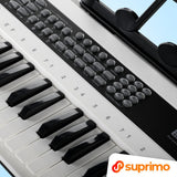 SUPRIMO KEY61 KD Keyboards 61 Tasten mit Mikrofon, Weiß