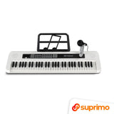 SUPRIMO KEY61 KD Keyboards 61 Tasten mit Mikrofon, Weiß