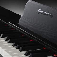 Suprimo SDP88 BK Digitalpiano 88 mit gewichteten Tasten, Schwarz