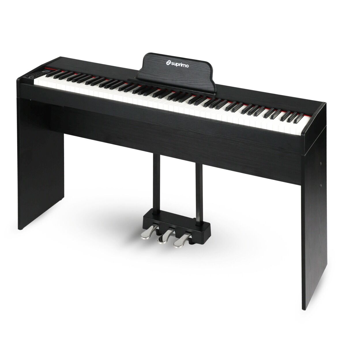 Suprimo SDP88 BK Digital Piano 88 med vægtede tangenter, Sort