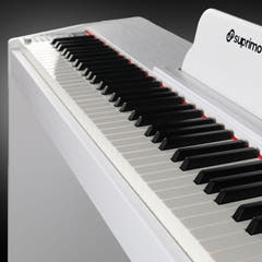 Suprimo SDP88 WH Digital Piano 88 mit gewichteten Tasten, Weiß