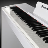 Suprimo SDP88 WH Digital Piano 88 mit gewichteten Tasten, Weiß