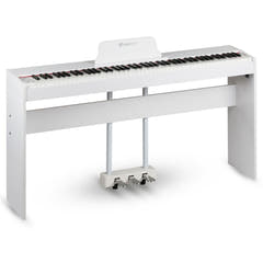 Suprimo SDP88 WH Digital Piano 88 mit gewichteten Tasten, Weiß