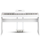 Suprimo SDP88 WH Digital Piano 88 mit gewichteten Tasten, Weiß