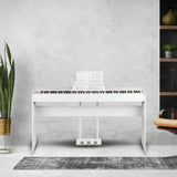 Suprimo SDP88 WH Digital Piano 88 mit gewichteten Tasten, Weiß