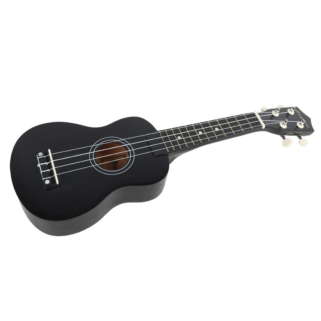 Sopran-Ukulele, schwarz
