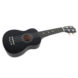 SUPRIMO UK21 BK Sopran Ukulele 21" Schwarzes Holz