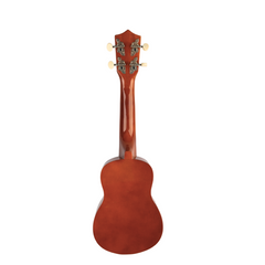 Sopran-Ukulele, dunkles Holz