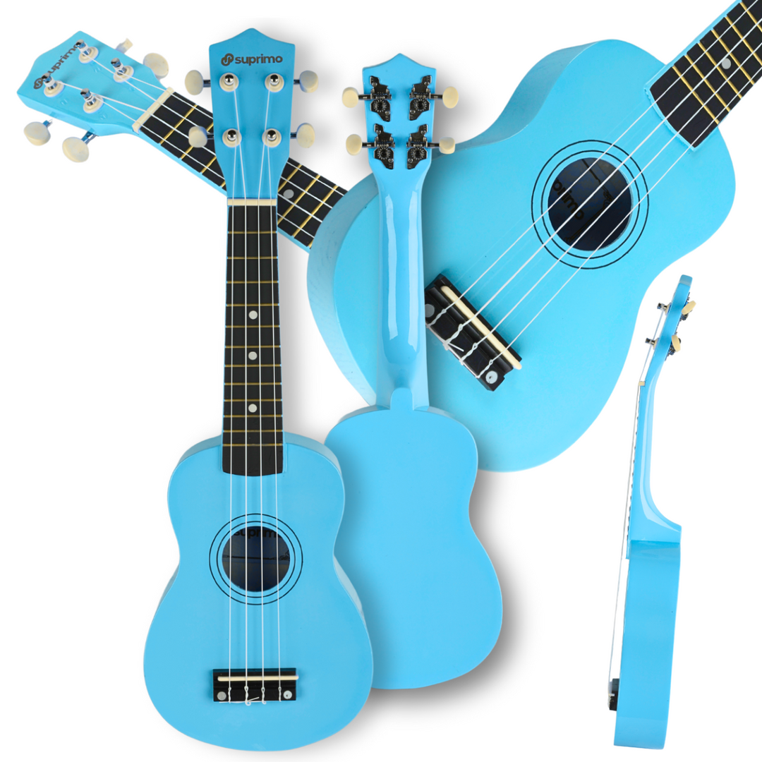 Sopran-Ukulele, blau