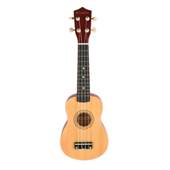 Sopran-Ukulele; natürliches Holz