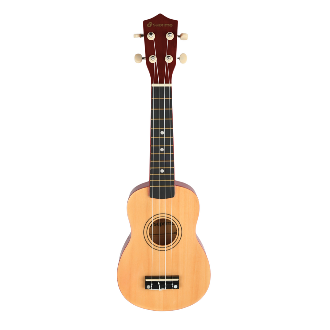 Sopran-Ukulele; natürliches Holz