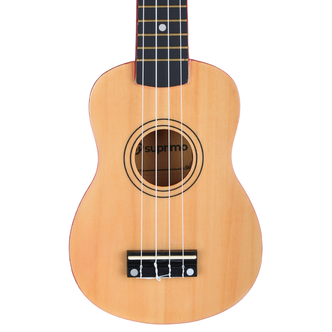 Sopran-Ukulele; natürliches Holz