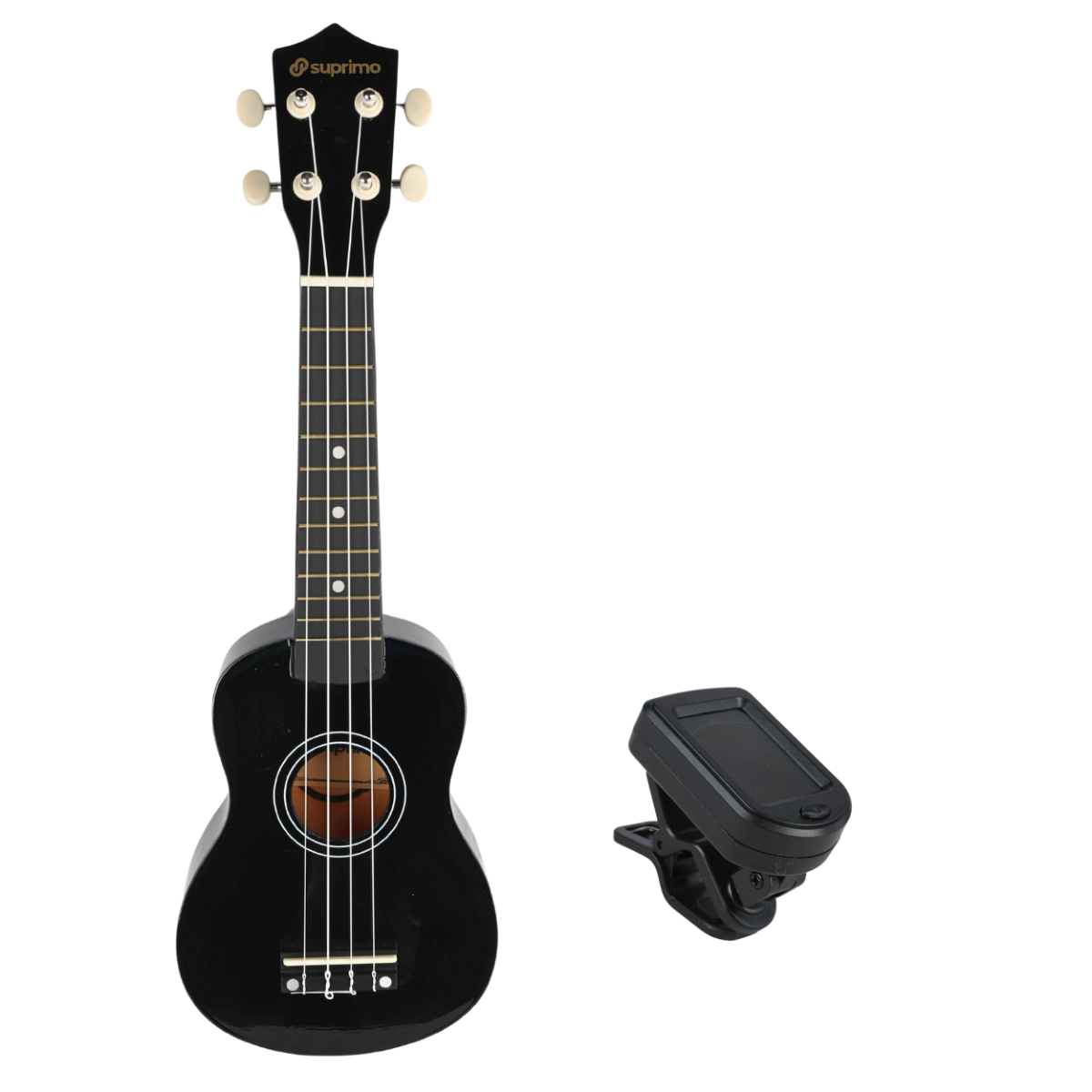 SUPRIMO UK21 SÆT BK Sopran-Ukulele 21" schwarz