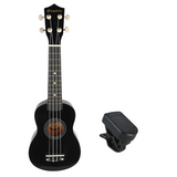 SUPRIMO UK21 SÆT BK Sopran-Ukulele 21" schwarz