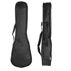 Ukulelen-Set mit Etui, Tuner und Zubehör, Schwarz
