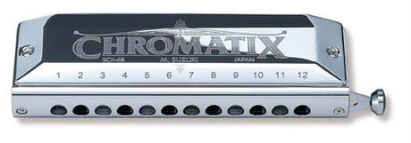 Suzuki SCX-48 Kromatisk Harmonika - Ton: D