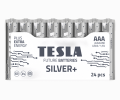 Tesla Silver+ AAA Alkaline Batterien (24 stk)