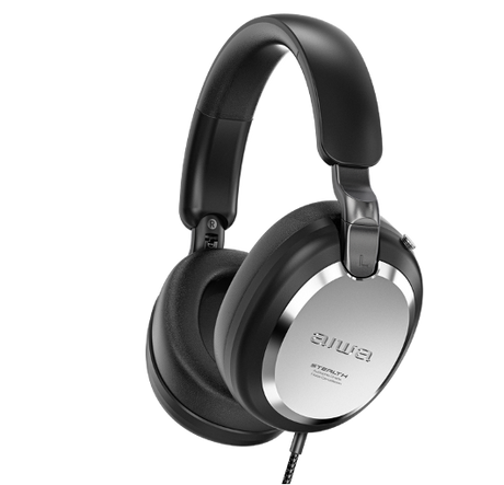 Aiwa HD-450TN kabellose Kopfhörer, Titan
