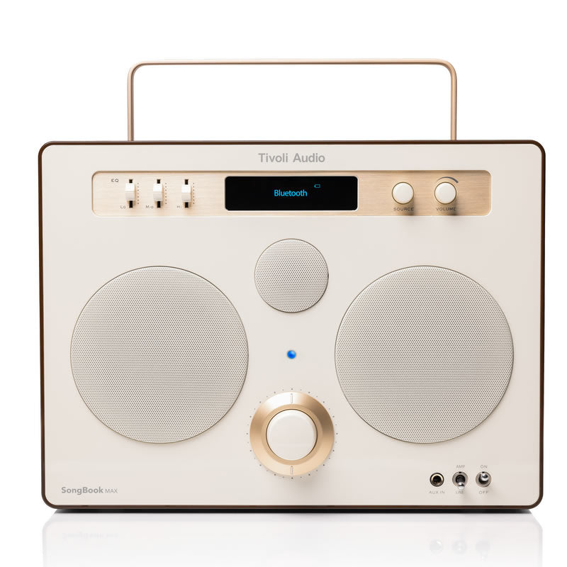 Tivoli Audio Song Book MAX Bluetooth Lautsprecher (Creme/Braun)