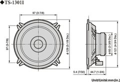 Pioneer TS-1301i Autolautsprecher (13cm, 5,25")