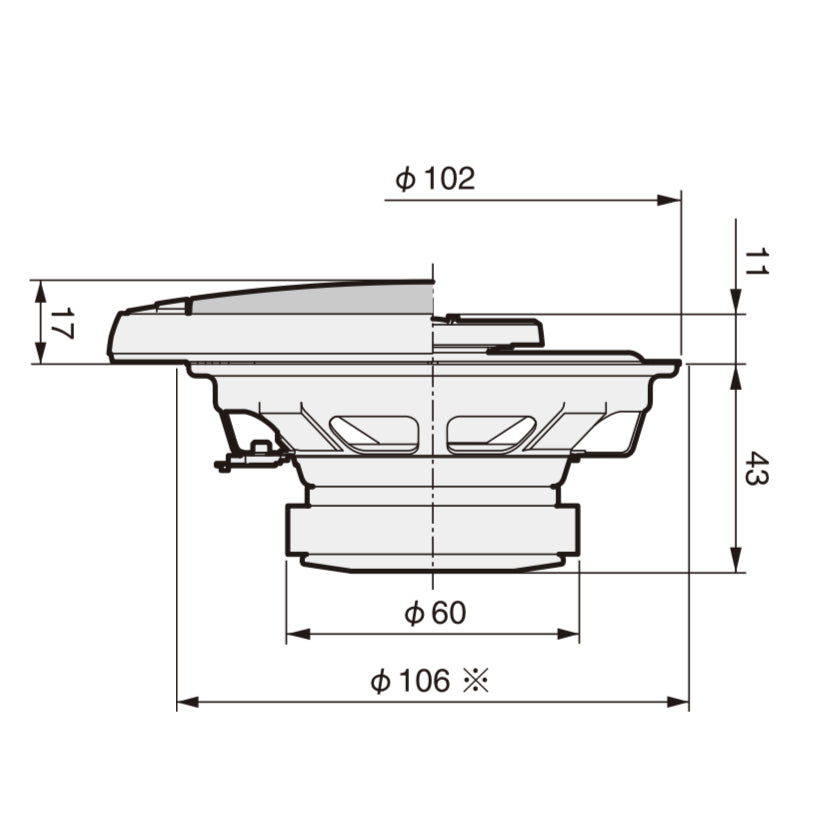 Pioneer TS-G1020F 2-Wege Autolautsprecher (10cm, 4")