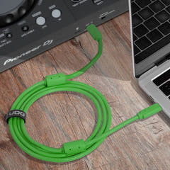 UDG Ultimate Kabel USB 3.2 C-C Grün Gerade 1,5m