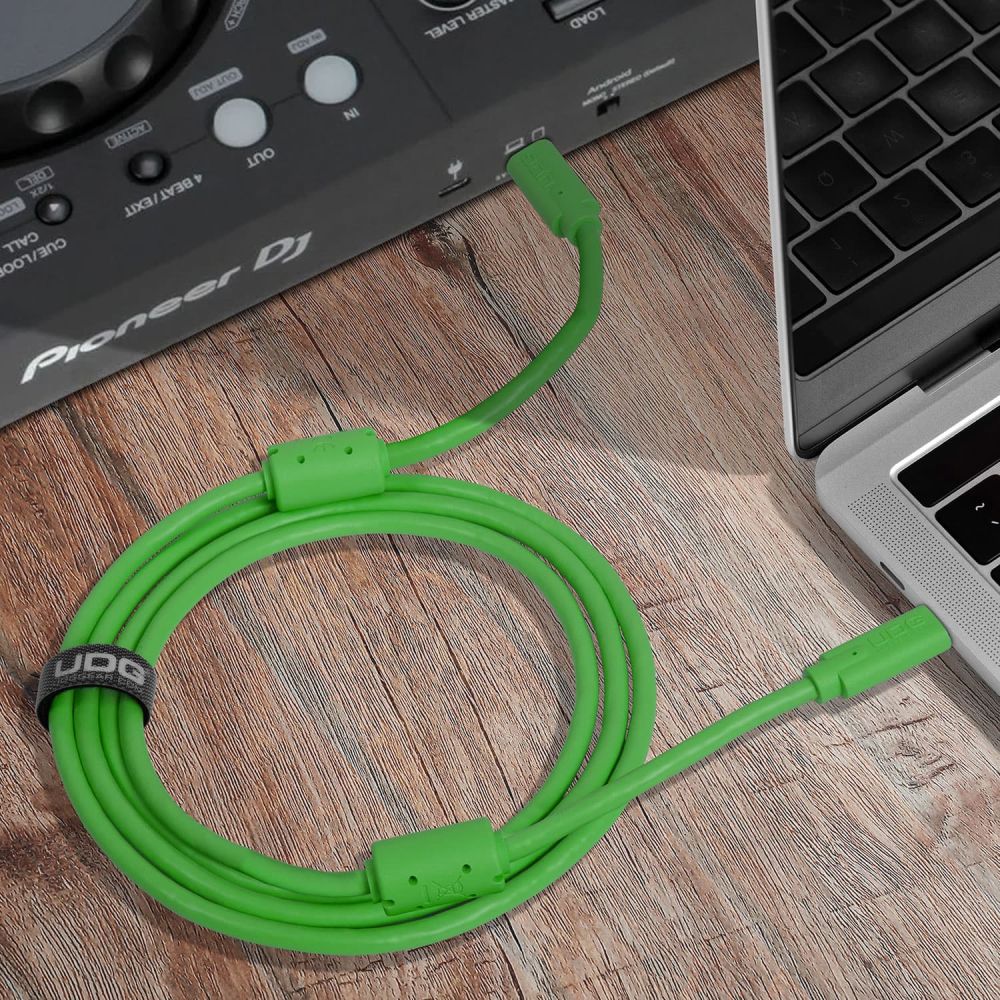 UDG Ultimate Kabel USB 3.2 C-C Grün Gerade 1,5m
