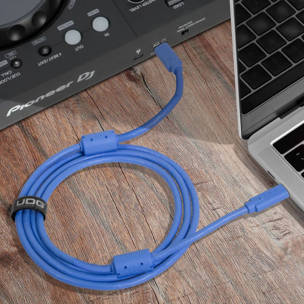 UDG Ultimate Kabel USB 3.2 C-C Blau Gerade 1,5m