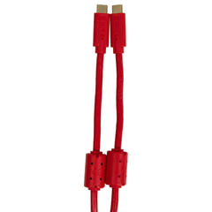 UDG Ultimate Kabel USB 3.2 C-C Rot Gerade 1,5m