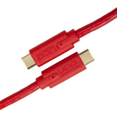 UDG Ultimate Kabel USB 3.2 C-C Rot Gerade 1,5m