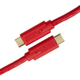 UDG Ultimate Kabel USB 3.2 C-C Rot Gerade 1,5m