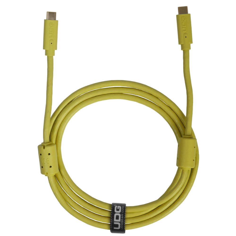 UDG Ultimate Kabel USB 3.2 C-C Gelb Gerade 1,5m