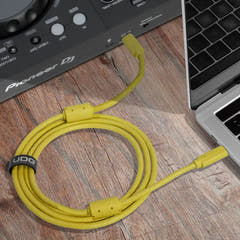 UDG Ultimate Kabel USB 3.2 C-C Gelb Gerade 1,5m