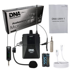 DNA UWH 1 Drahtloses Headset Mikrofone System mit Bodypack