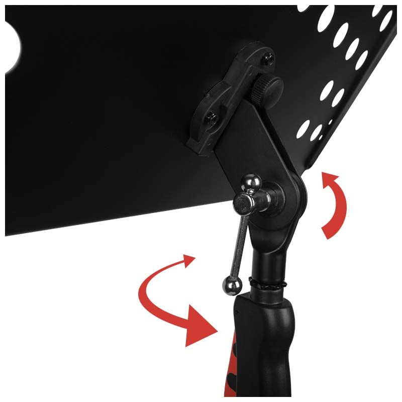 Notenständer, verstellbar und mit Self-Locking-Funktion