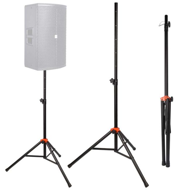 DELUXE Lautsprecherstativ 120-190 cm (60 kg)