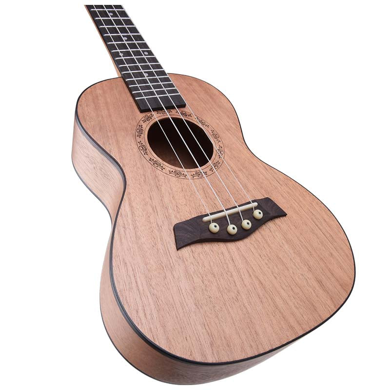 V-TONE UK23 WOOD 23" akustische Konzertukulele + cover