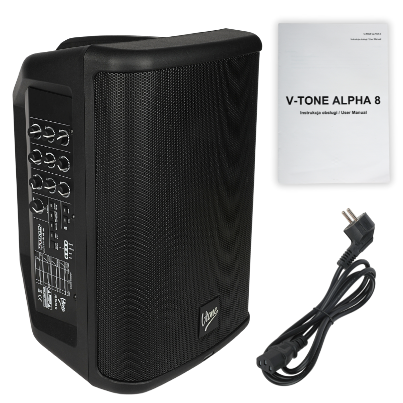 V-TONE ALPHA 8 aktiver Lautsprecher mit Akku