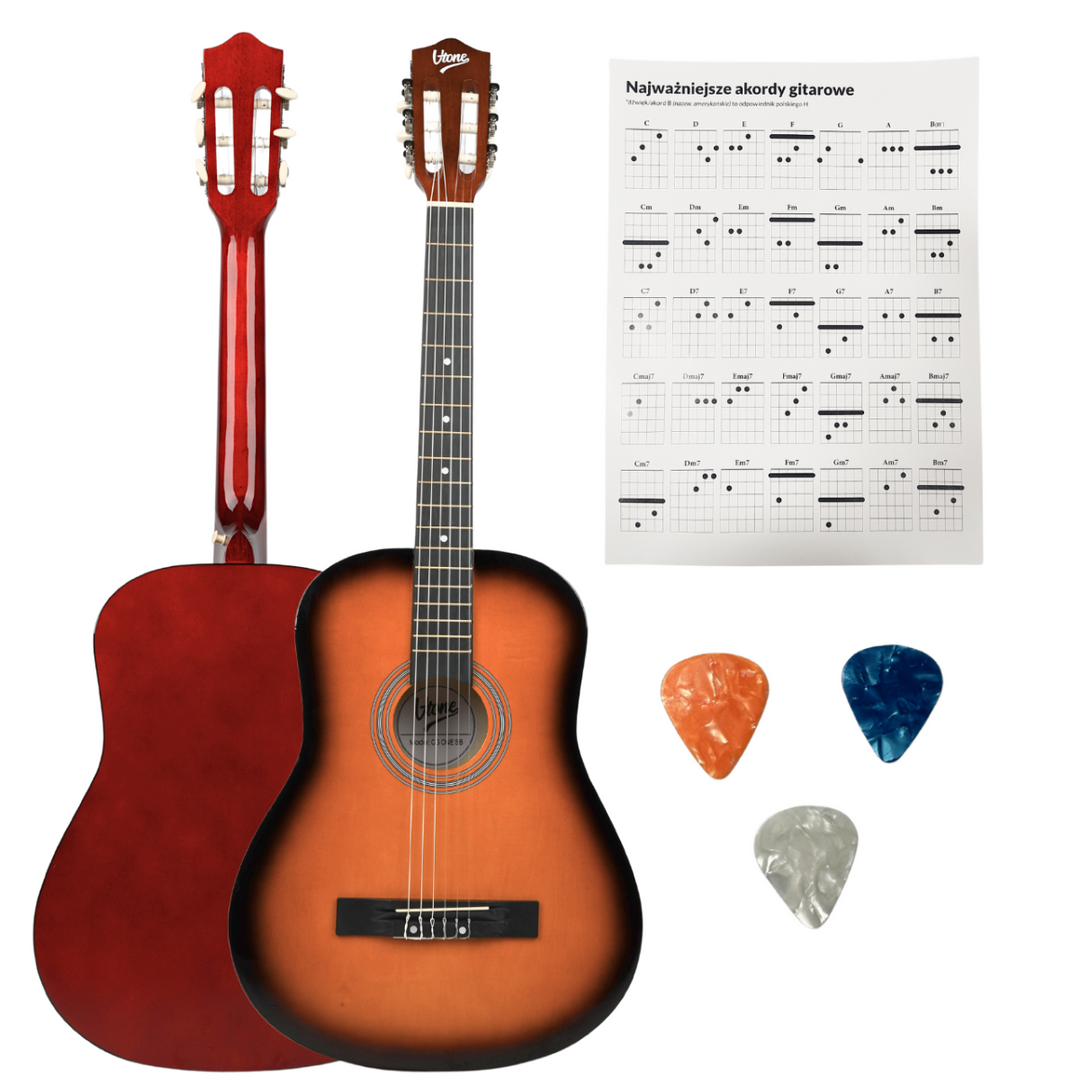 V-Tone BCG SB klassische Anfängergitarre 4/4, Sunburst